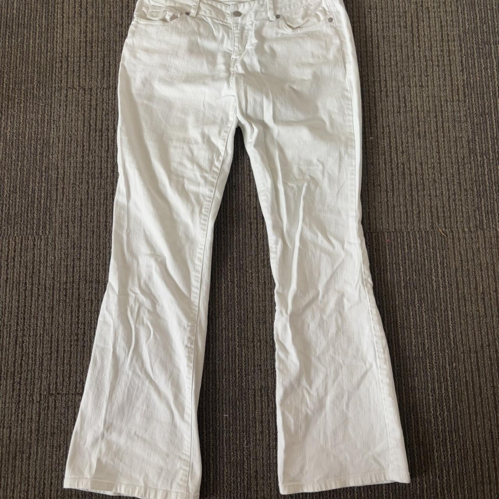 White Flared Jeans